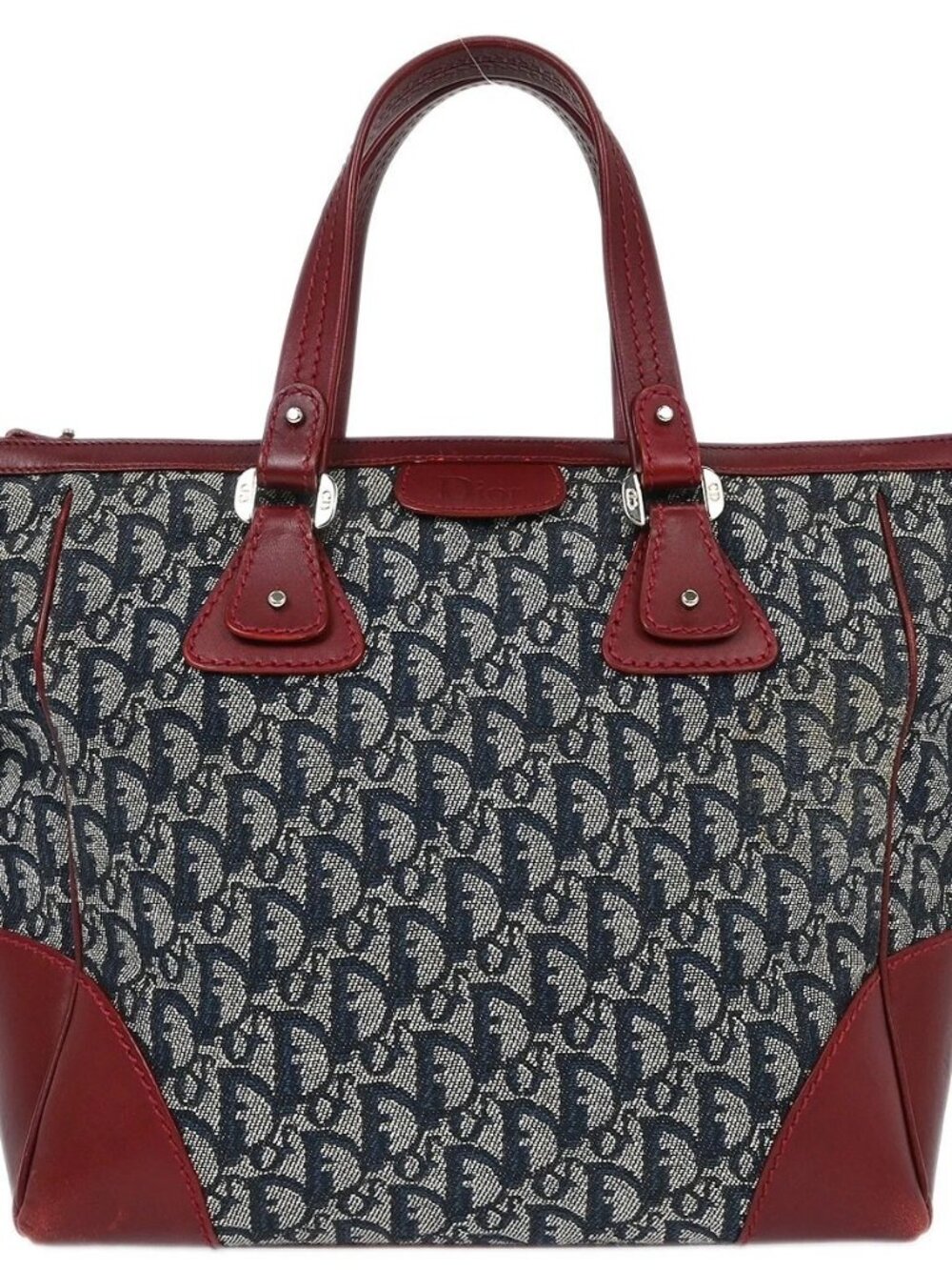 Christian Dior Navy Bordeaux Trotter Tote Bag 15-BO-0055 AQ00092
